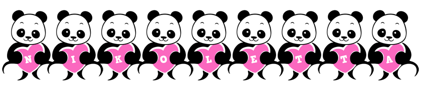 Nikoletta love-panda logo