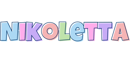 Nikoletta pastel logo