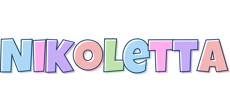 Nikoletta pastel logo