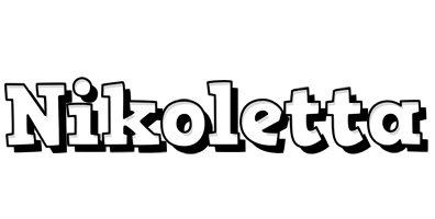 Nikoletta snowing logo