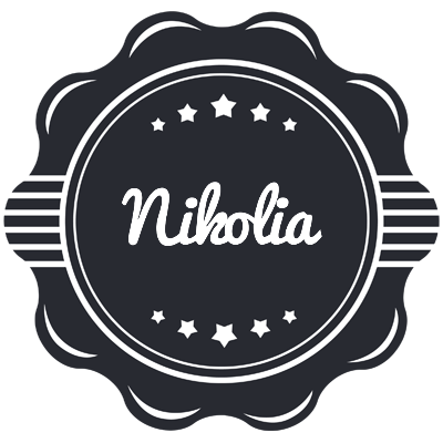 Nikolia badge logo