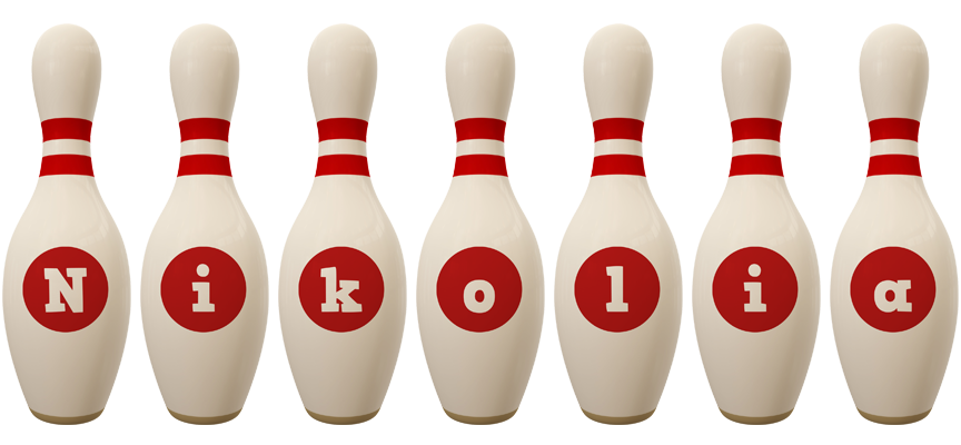 Nikolia bowling-pin logo