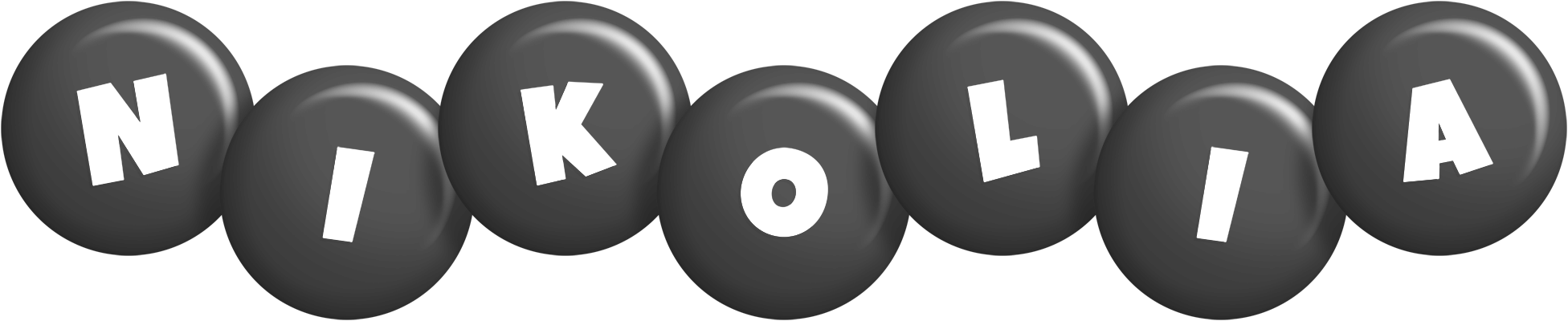 Nikolia candy-black logo