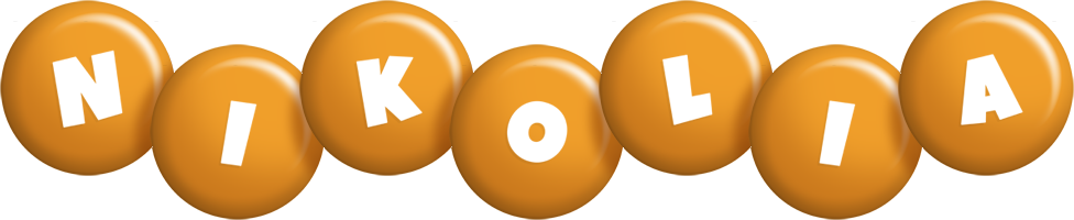 Nikolia candy-orange logo
