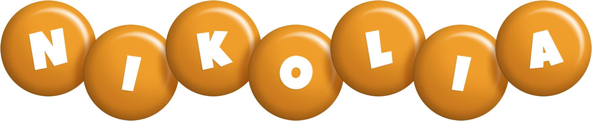 Nikolia candy-orange logo