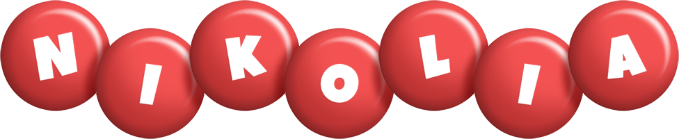 Nikolia candy-red logo