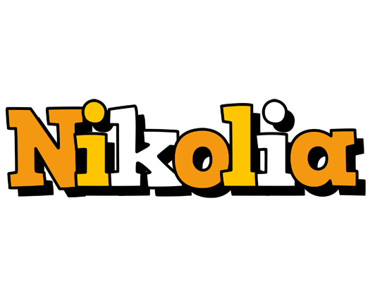 Nikolia cartoon logo