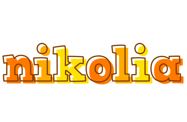 Nikolia desert logo