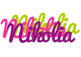 Nikolia flowers logo
