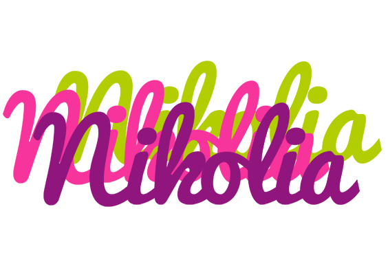 Nikolia flowers logo