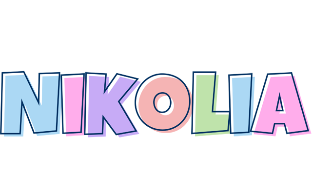 Nikolia pastel logo