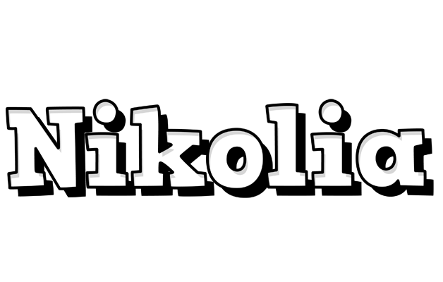 Nikolia snowing logo