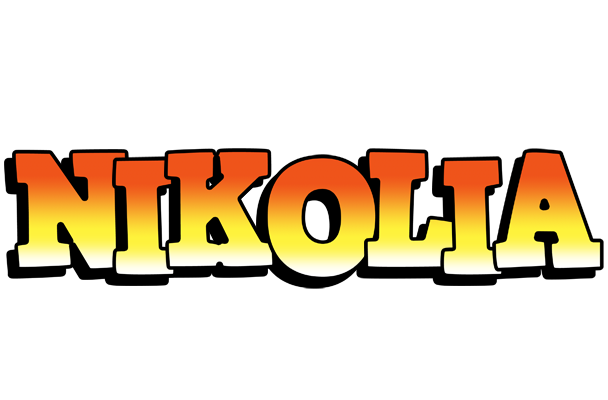 Nikolia sunset logo