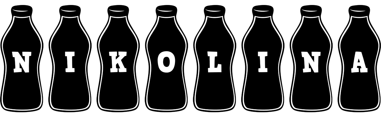 Nikolina bottle logo