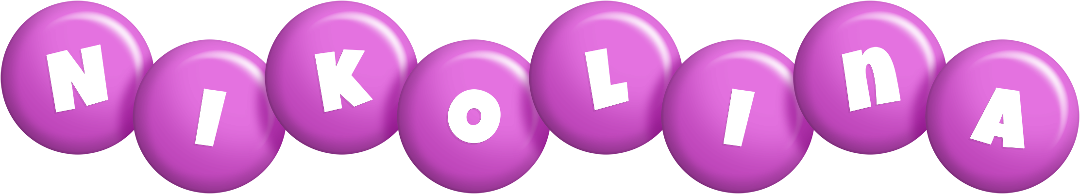 Nikolina candy-purple logo