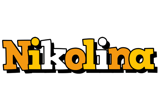 Nikolina cartoon logo