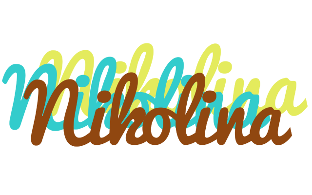 Nikolina cupcake logo
