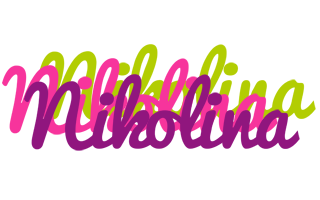 Nikolina flowers logo