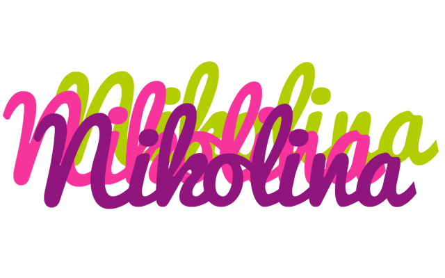 Nikolina flowers logo