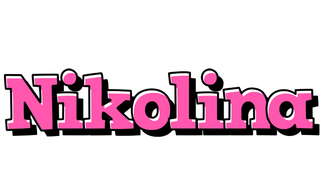 Nikolina girlish logo