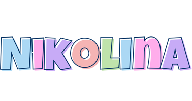 Nikolina pastel logo