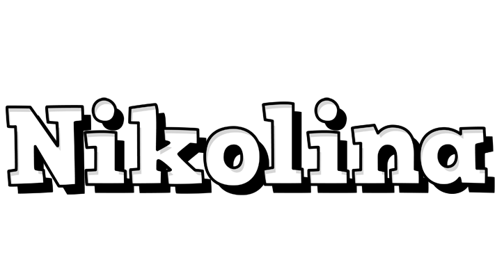 Nikolina snowing logo