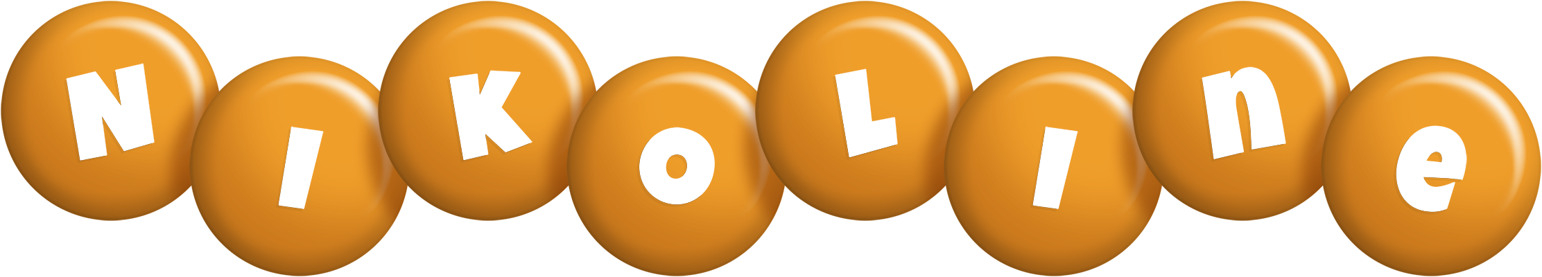 Nikoline candy-orange logo