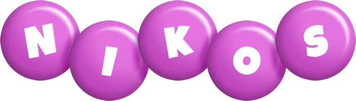 Nikos candy-purple logo