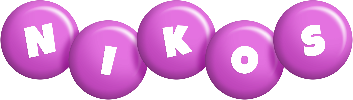 Nikos candy-purple logo