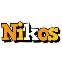 Nikos cartoon logo
