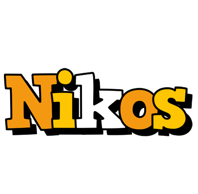 Nikos cartoon logo