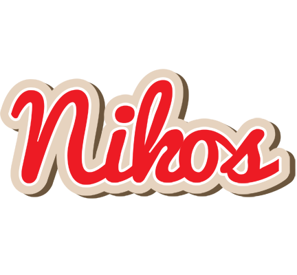Nikos chocolate logo