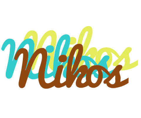 Nikos cupcake logo