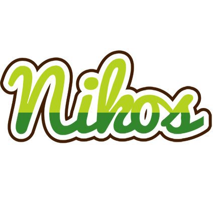Nikos golfing logo