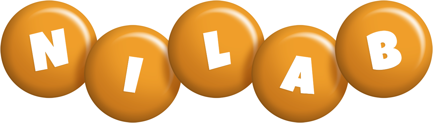Nilab candy-orange logo