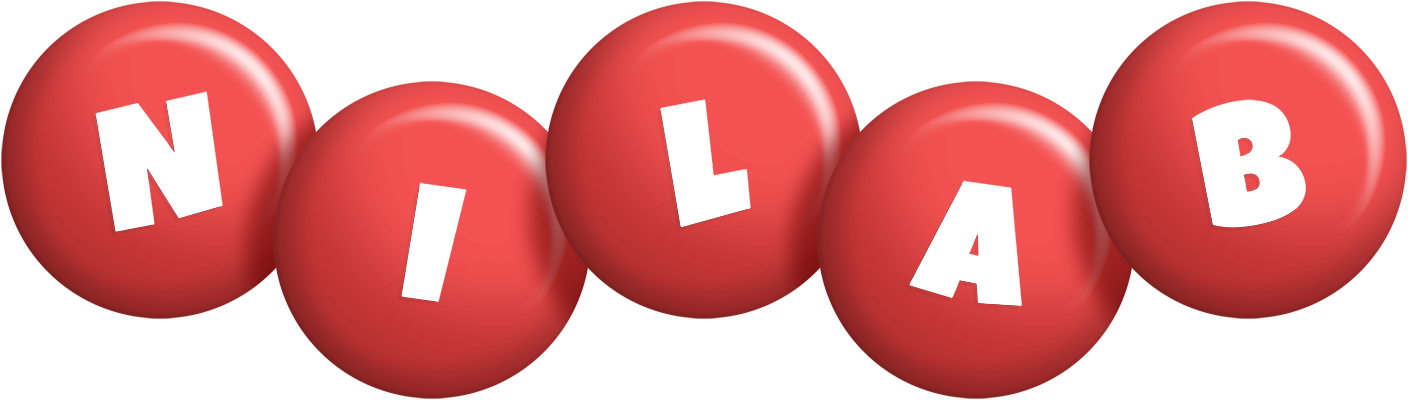 Nilab candy-red logo