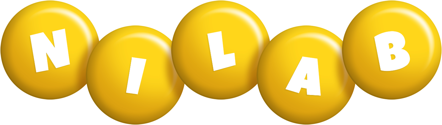 Nilab candy-yellow logo