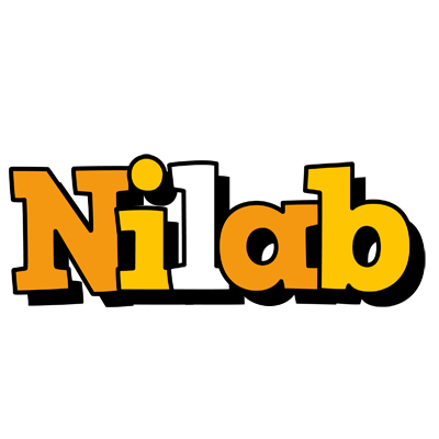 Nilab cartoon logo