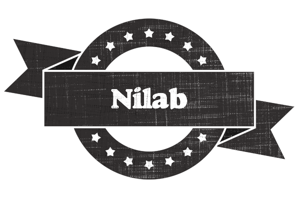 Nilab grunge logo