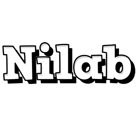 Nilab snowing logo