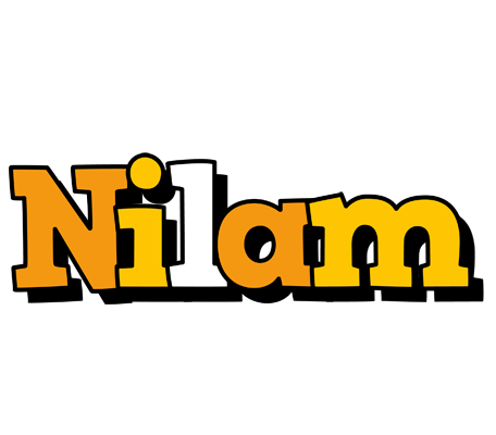 Nilam cartoon logo