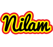 Nilam flaming logo