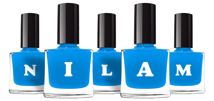 Nilam glossy logo