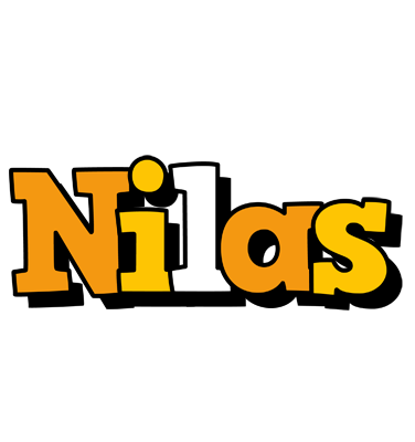 Nilas cartoon logo