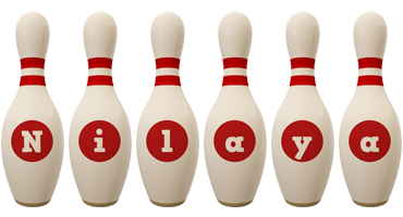 Nilaya bowling-pin logo