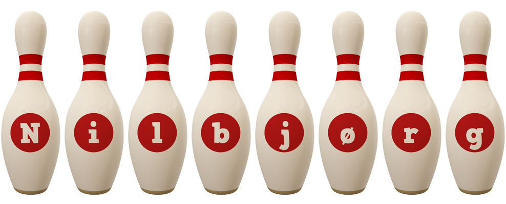 Nilbjørg bowling-pin logo