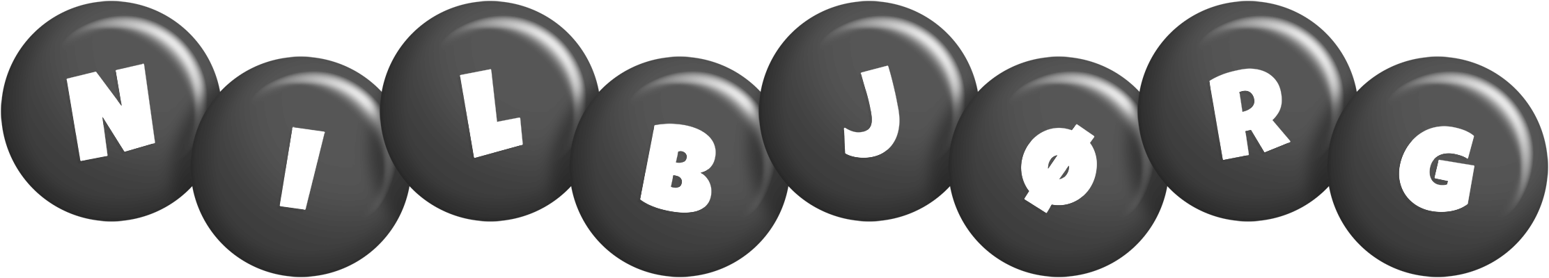 Nilbjørg candy-black logo