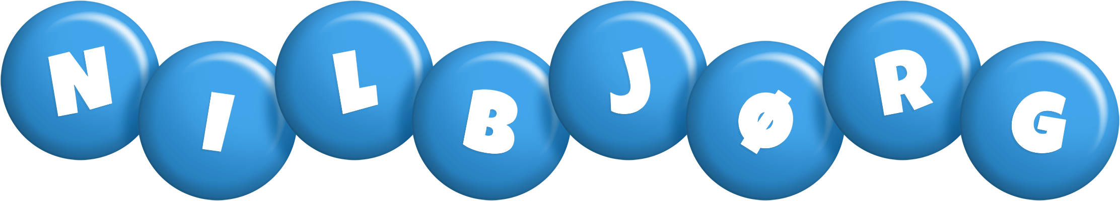 Nilbjørg candy-blue logo