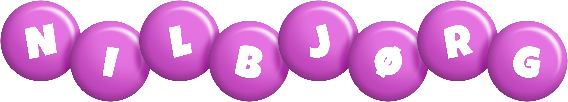Nilbjørg candy-purple logo