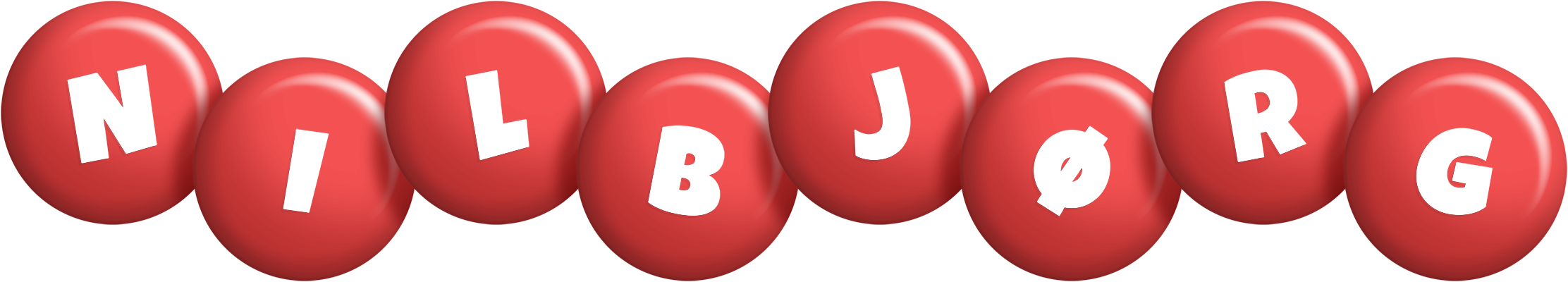Nilbjørg candy-red logo
